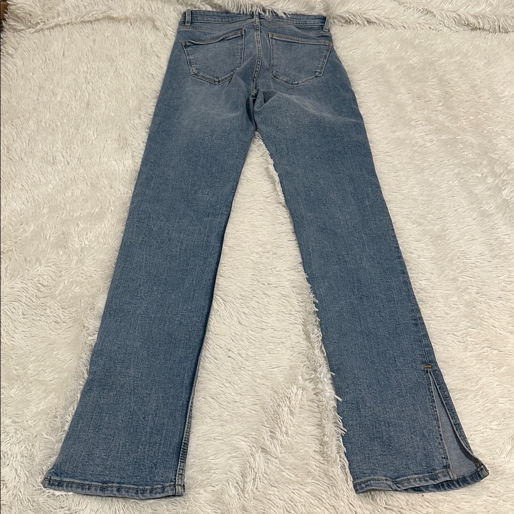 🕯️ Zara Split Hem Jeans - Picture 2 of 4